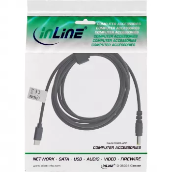 Kabel ładujący InLine USB-C do notebooków ASUS/Lenovo (okrągły), 2 m