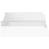 Modułowa półka InLine Slatwall Shelf duża biała Stal 318mm 250mm 68mm