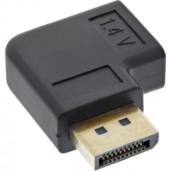 Adapter InLine DisplayPort męski żeński lewy kątowy 17199L