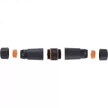 InLine Cat.6A coupling, waterproof IP68, 2x RJ45 F/F, 1:1