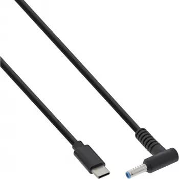 Kabel ładujący InLine USB-C do HP Notebook (okrągły/mały), 2 m