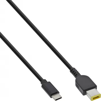 Kabel ładujący InLine USB-C do notebooków Lenovo (prostokątny), 2 m