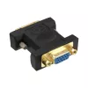 Adapter InLine DVI-A DVI 12+5 męski na VGA 15HD żeński pozłacany