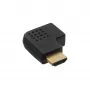 InLine HDMI Adapter męski żeński boczny kątowy w prawo pozłacany 17600T