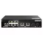QNAP QSW-M2106R-2S2T przełącznik sieciowy Zarządzany L2 10G Ethernet (100/1000/10000) 1U Czarny