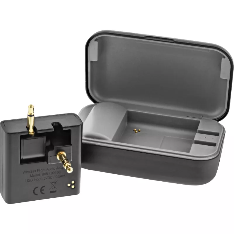 InLine Lotniczy nadajnik audio Bluetooth, BT 5.0, aptX HD/LL