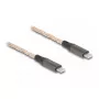 DeLOCK Kabel USB 2.0 USB typu C męski - męski PD 3.0 100 W RGB 1,20 m