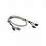 InLine Przedłużacz wewnętrzny USB 2.0 2x 4-pin męski/żeński, 0,60 m, bulk