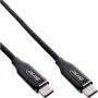InLine Magnetyczny kabel USB-C, USB-C męski/męski, 100 W, czarny, 2 m