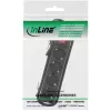 Listwa zasilająca InLine, 4-gniazdowa, 2x CEE7/3 + 2x Euro CEE 7/16, czarna, 1,5 m