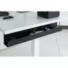 InLine system zarządzania kablami pod stołem 23190W — stal, biały, 114×600×76 mm