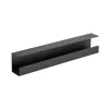 System zarządzania kablami pod biurkiem InLine 23190B, stal, czarny, 114×600×76 mm