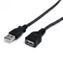 StarTech.com 3 ft Czarny Przedłużacz USB 2.0 A na A - M/F