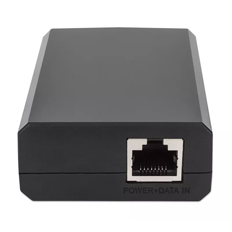 Intellinet rozgałęźnik PoE z wyjściem USB-C, PoE++ / 4PPoE, Gigabit Ultra, IEEE 802.3bt, porty wejściowe i wyjściowe RJ45, port wyjściowy USB-C do 45 W