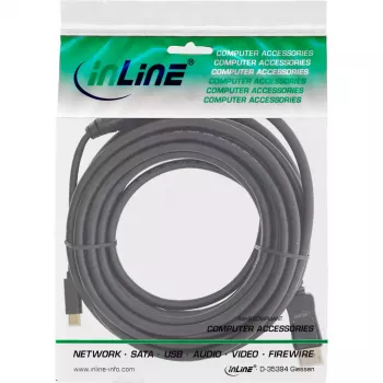 Kabel USB DisplayPort InLine 64123 USB-C męski do DisplayPort męski 3m