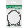 InLine USB Typ A męski / Mini-USB męski 5-pinowy, kątowy w dół 90°, czarny, 2 m