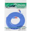 InLine Płaski Ultracienki Kabel Patchcord U/UTP Kat.6 Gotowy do Gigabit Ethernet niebieski 1,5m