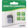 InLine Konwerter USB Display, wtyk USB-C męski na gniazdo HDMI żeńskie, 4K60Hz