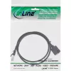 InLine Patch kabel built-in extension, S/FTP (PiMf), Cat.6A, LSZH, miedź, 3m