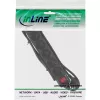 Listwa zasilająca InLine, 6 gniazd z bolcem uziemiającym CEE 7/3, czarna, 3m
