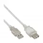 Przedłużacz USB 2.0 Typ A M/Ż InLine 34603 3m przezroczysty