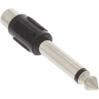 InLine Adapter audio 6,3mm męski RCA mono żeński 99322