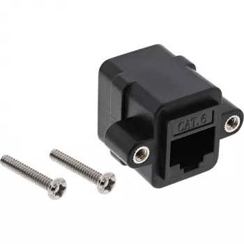 InLine Patch kabel Coupling UTP 2x RJ45 female for installation