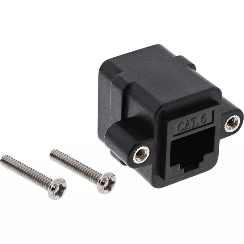 InLine Patch kabel Coupling UTP 2x RJ45 female for installation