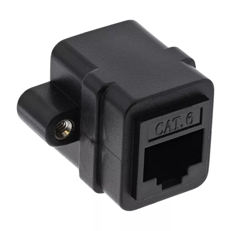 InLine Patch kabel Coupling UTP 2x RJ45 female for installation
