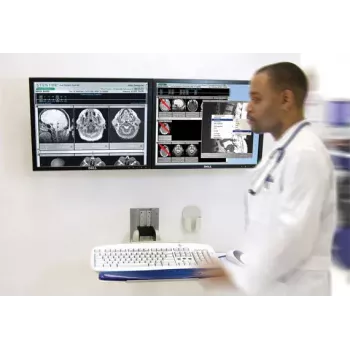 Uchwyt ścienny Ergotron Neo-Flex podwójny monitor 61 cm (24 cale) srebrny