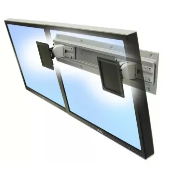 Uchwyt ścienny Ergotron Neo-Flex podwójny monitor 61 cm (24 cale) srebrny