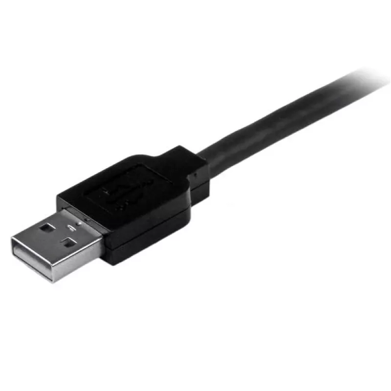 StarTech.com 50ft (15m) Active USB 2.0 A to B kabel, Long USB Printer kabel, 1x USB-A (M), 1x USB-B (M) - Czarny