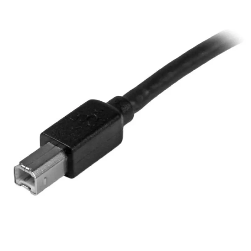 StarTech.com 50ft (15m) Active USB 2.0 A to B kabel, Long USB Printer kabel, 1x USB-A (M), 1x USB-B (M) - Czarny