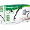 Uchwyt stołowy InLine z podnośnikiem i USB/Audio do max. 82 cm 32 cale 9 kg