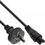 Kabel zasilający InLine Australia, do notebooka, czarny, 2m
