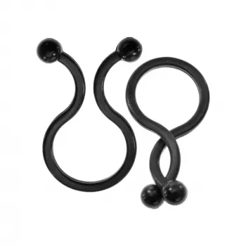 Opaski zaciskowe InLine 22 mm, czarne, 10 szt. — zaciski do kabli/przewodów
