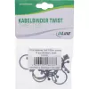 Opaski zaciskowe InLine 26–30 mm czarne, 10 szt. — organizer do kabli/przewodów, długość 30 mm