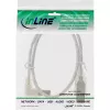Kabel InLine USB 2.0 lewy kątowy Typ A męski / B męski przezroczysty 3m