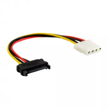 Kabel zasilający SATA 15-pin żeński / 4-pin męski 0,15 m InLine 29669