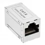 Adapter InLine Cat.6, w pełni ekranowany, metalowy, 2x RJ45 F/F, 1:1