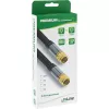 Kabel SAT InLine Premium, 4x ekranowany, 2x wtyk F, >110dB, czarny, 3m