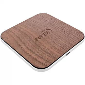 InLine Qi woodcharge, bezprzewodowa szybka ładowarka, 5/7,5/10W/15W, USB-C