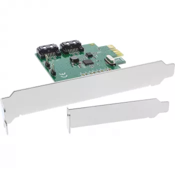 Karta interfejsu InLine 2 porty SATA 6Gb/s x1 PCIe 2.0 RAID 0 / 1 / SPAN