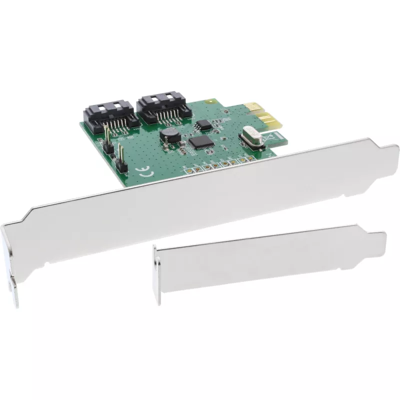 Karta interfejsu InLine 2 porty SATA 6Gb/s x1 PCIe 2.0 RAID 0 / 1 / SPAN