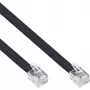 Kabel modułowy InLine RJ12 męski / męski 6P6C 1m