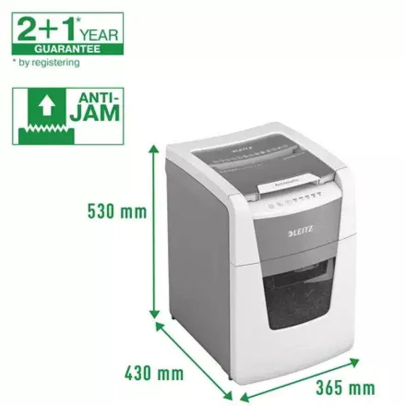 Leitz IQ Autofeed Small Office 100 Automatyczna Niszczarka do Papieru P5
