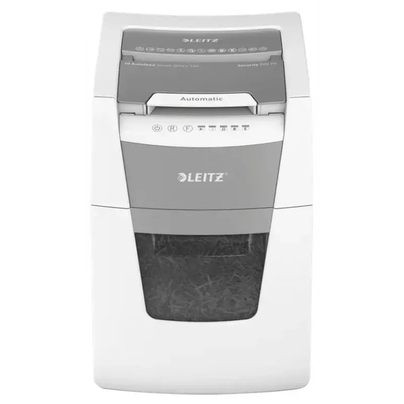 Leitz IQ Autofeed Small Office 100 Automatyczna Niszczarka do Papieru P5
