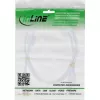 InLine Kabel USB 2.0 wtyk Typ A / wtyk Typ B, pozłacany, z ferrytem, biały, 3 m
