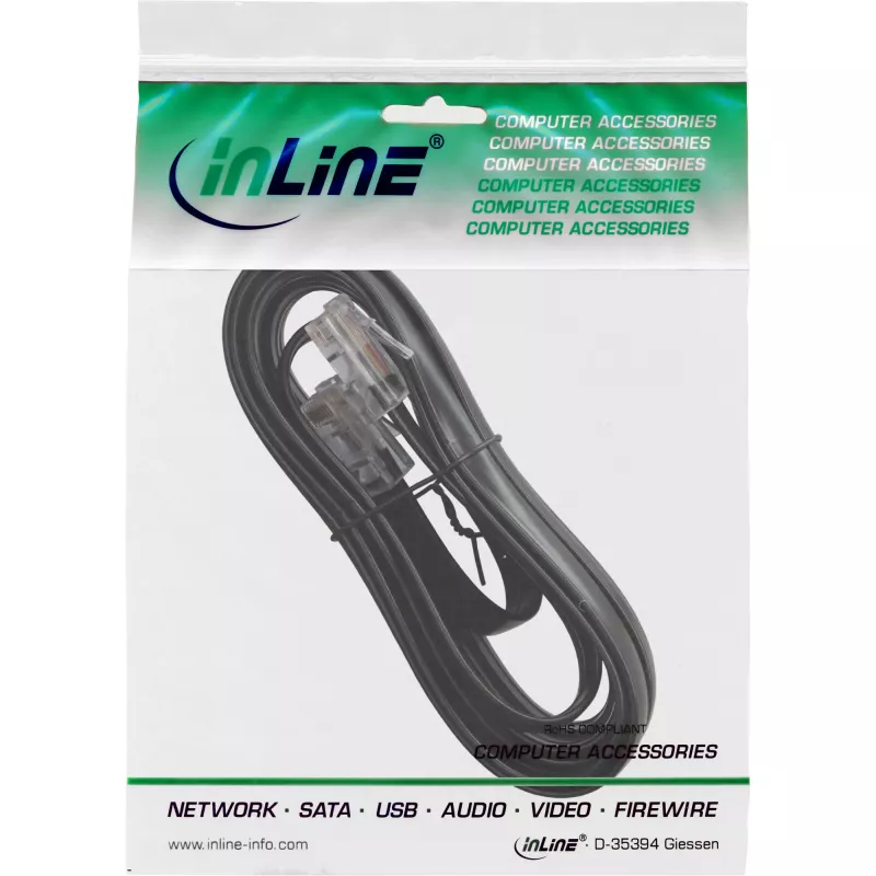 InLine ISDN kabel RJ45 male / male 8P8C 5m