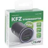 InLine ładowarka samochodowa USB adapter zasilający power delivery, USB-A + USB-C, czarna